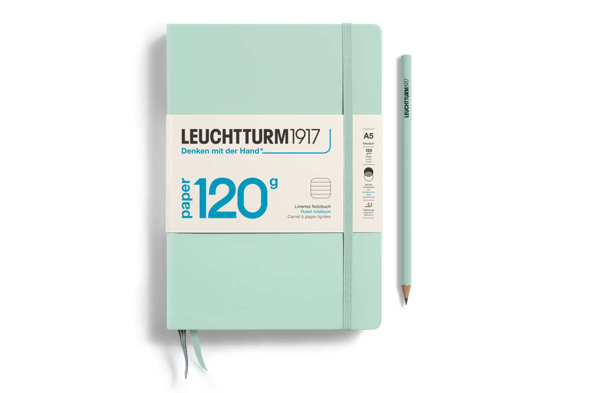 LEUCHTTURM1917 120g Edition Notebook Ruled A5 Mint Green